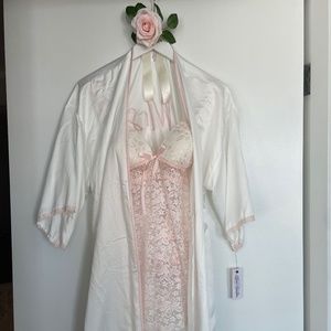 Bridal Robe and Lingerie Set NWT